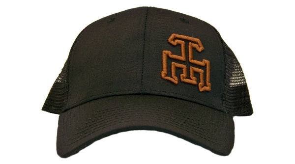 black hat brown logo