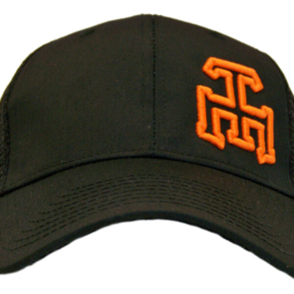 black hat orange logo