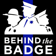 behind badge